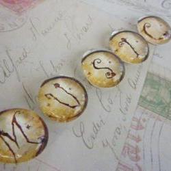 MUSIC - Glass Magnet Set